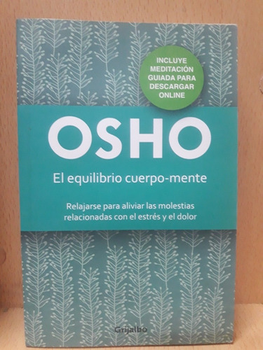 Equilibrio Cuerpo-mente - Osho - Usado - Devoto