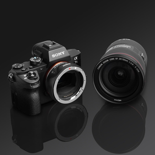 Adaptador Para Camara Sony E A Lente Canon Ef/ef-s D/s Autof