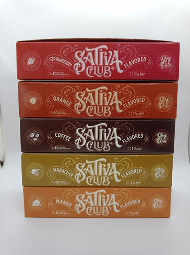 Sedas Celulosa Sativa Club Sabor Chicle - Papel Para Armar