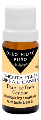 Óleo Vegana Hidrossolúvel Pimenta Preta Mirra Canela