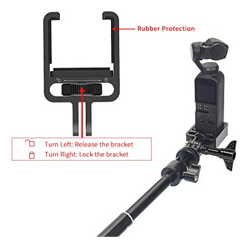 Smatree Selfie Stick Compatible Con Dji Osmo Pocket 2/osmo