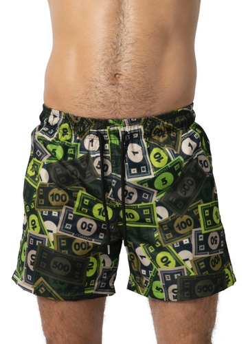 Traje De Baño Hombre Money-opoly Camo Monopoly