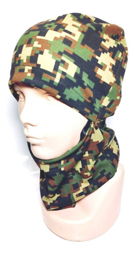 Balaclava Pasamontañas Pixel Woodland Protección Tactico Sol