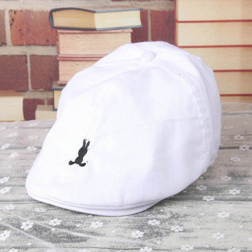 Gorra De Boina De Algodón A Rayas Para Bebés Y Niñas Newsboy