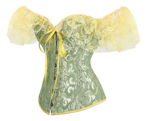 Corsés Cómodos Para Mujer Overbust Corset Bustier Linger