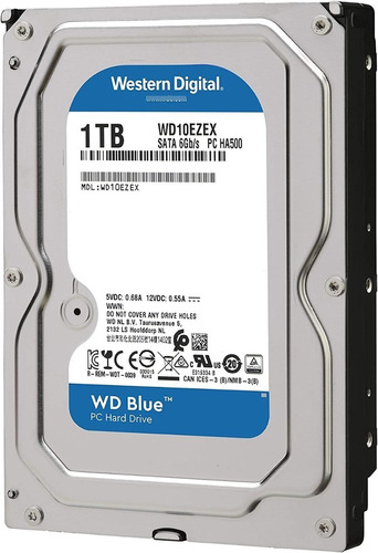 Disco Duro Western Digital Wd 1tb Blue Sata 3.5 Dvr Pc Cctv