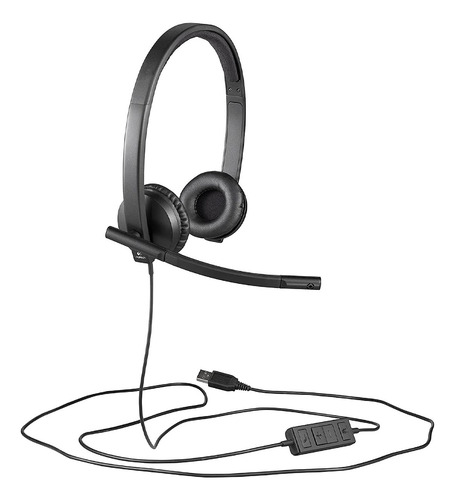 Imagen 4 de 5 de Auriculares Logitech H570 Stereo Microfono Usb Audio Dual