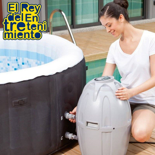 Jacuzzi Spa Bestway Inflable 800 L Hidromasaje +acces El Rey