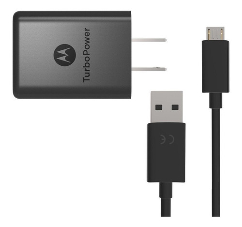  Cargador Motorola Turbopower 20w Micro Usb Rápido Original