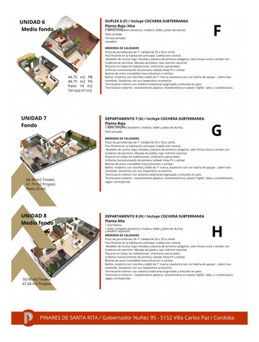Departamentos En Pozo, Financiacion, Santa Rita, Villa Carlos Paz
