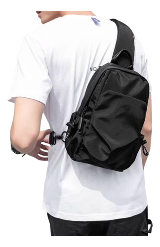 Bolso Bandolera Para Hombre Tipo Pecho Con Estilo Fresco