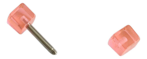 2 X 10 Pendientes De Tuerca Con Estilo Para Cartílago Para