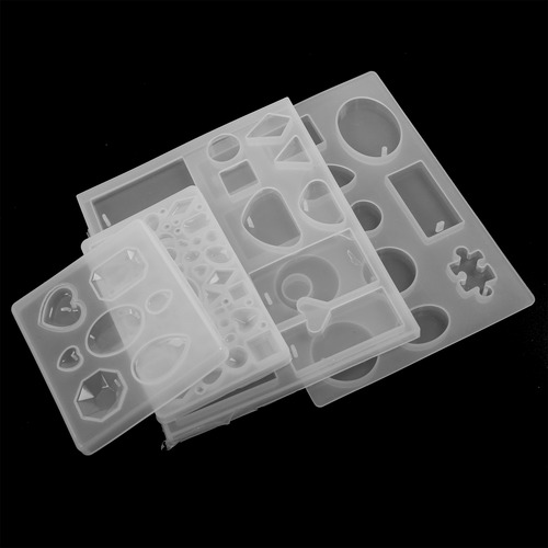 Juego De Moldes De Silicona Craft Tool Crystal Epoxy Mold Cl