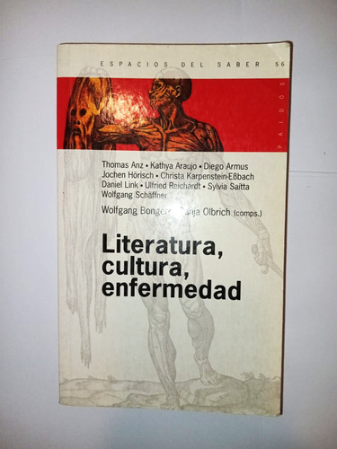 Literatura Cultura Enfermedad - Anz Araujo Armus - Paidós