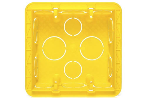 Caixa De Embutir Amarela 4x4 Para Alvenaria - Legrand