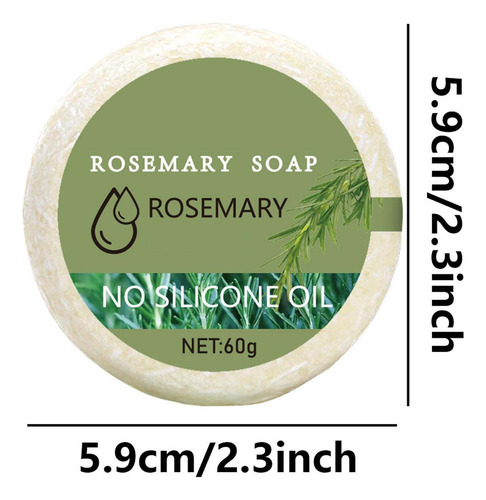 Barra De Shampoo De 60 G Para Limpeza E Hidratação Do Cabelo