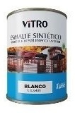 Esmalte Sintético Blanco Mate  4 Litros Vitro