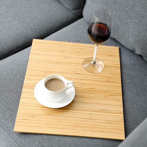 Bandeja Para Brazo De Sofá, Mesa Auxiliar De Madera,2pcs