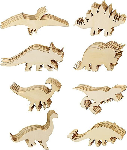 Newbested Paquete De 48 Recortes De Animales De Dinosaurio .