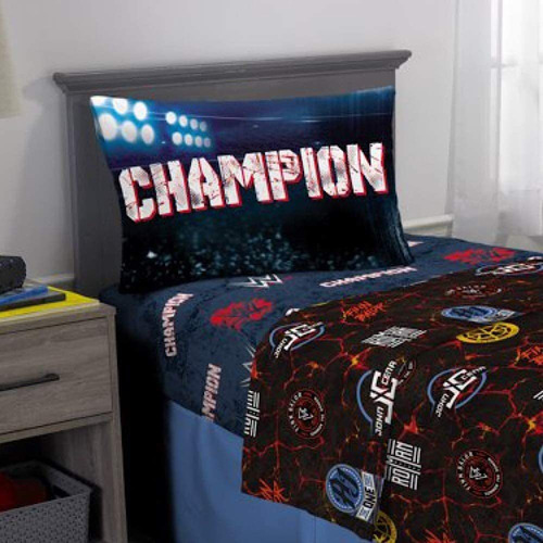 Juego De Sábanas De Cama Doble Para Niños Wwe Wrestli...