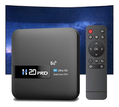 Android Tv Box H20pro Convertidor 2gb 16gb + Apps Premium