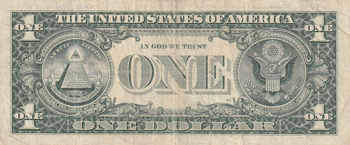 Cédula De 1 Dólar Americano Série 1988a (Usado)