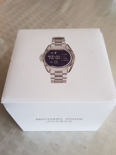 smartwatch michael kors access bradshaw mkt5012 plata