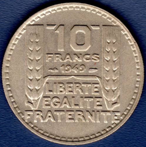 10 Francos 1949 Moneda De Francia