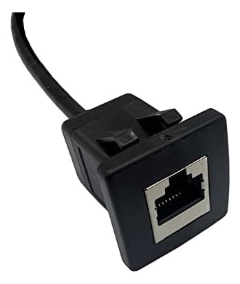 Qaoquda Cat5e Rj45 Cable De Montaje Empotrado Cuadrado, Rj45