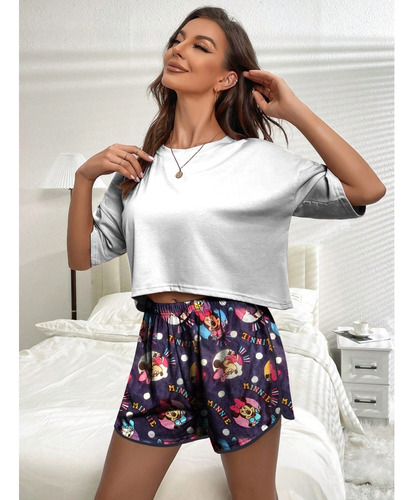 Short Ultra Cómodo Y Fresco Ropa De Casa
