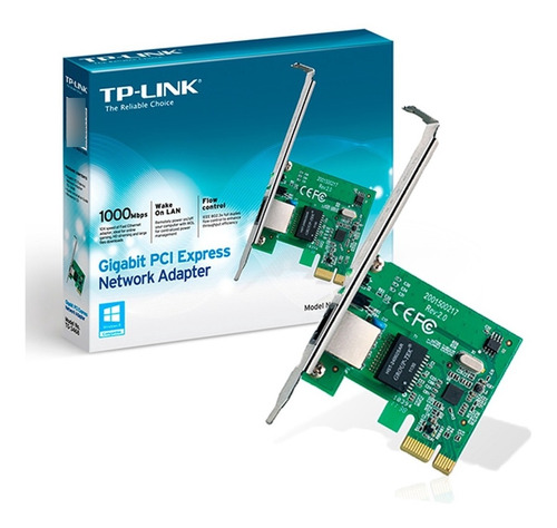 Imagen 1 de 10 de Adaptador De Red Pci Express Gigabit Tg-3468 10/100/1000mbps