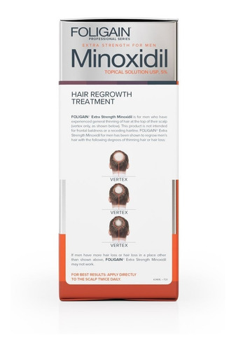Imagen 3 de 6 de Men's Foligain 5% Formula Original 3 Meses