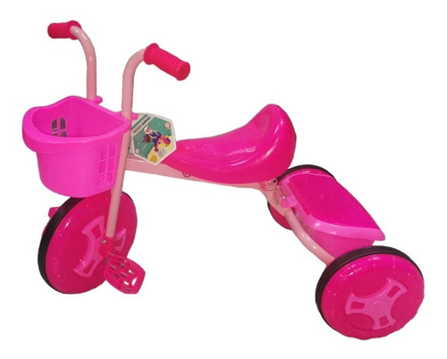 Triciclo Bambino Para Niña Montable Cochecito 394trbar01