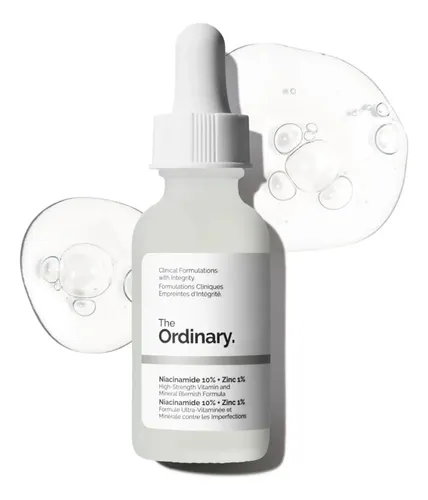 The Ordinary Niacinamida 10% + Zinc 30 Ml Momento de aplicación Día/Noche Tipo de piel Todo tipo de piel