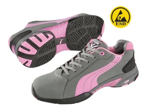 Zapato Tenis De Seguridad Puma Rosa MercadoLibre