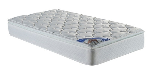Imagen 5 de 10 de Colchon 1 Plaza 1/2 Resortes Inducol April 90x190 Pillow