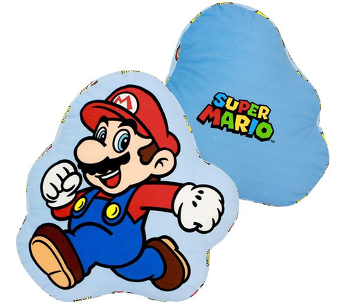Almofada Formato Super Mario Nintendo Zonacriativa
