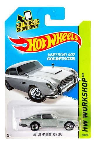 Aston Martin 1963 Db5 007 James Bond Hot Wheels Hw Workshop 