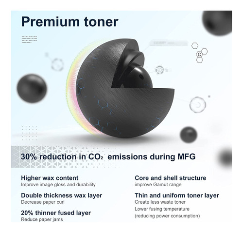 125a Cb540a Tesen - Cartucho De Tóner Remanufacturado Para H