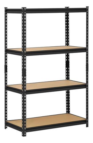 Estanteria De Acero Edsal Ur-364blk, Color Negro, Negro, 1