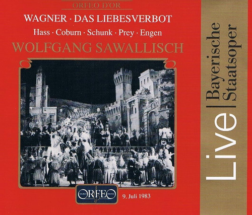Wagner: La Prohibición De Amar - Prey - Sawallisch - 3 Cds