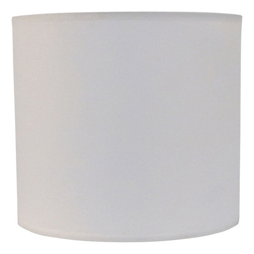 Cupula Abajur Basic Pequeno Tecido Branco Ex760br (d)20cm