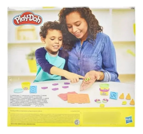Set De Masas Play-doh Fundamentals - Números Y Figuras 3+