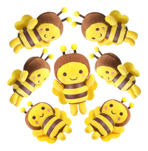 8 Piezas De Abejas De Peluche De 5 Pulgadas, Abejas Suaves,