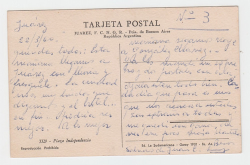 Buenos Aires Antigua Postal Ciudad De Juarez