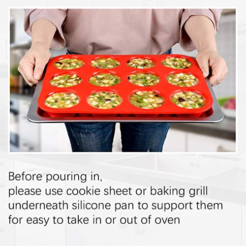Molde Silicona 12 Cupcakes Caketime - Antiadherente Sin Bpa