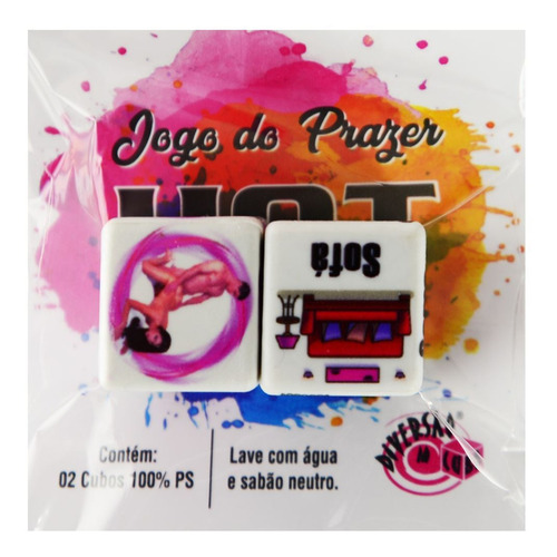 Imagem 3 de 5 de Dados Do Prazer Hétero Duplo Color Diversão Ao Cubo
