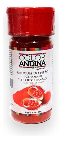 Urucum Do Pilão Colorau Em Pó 50g Color Andina
