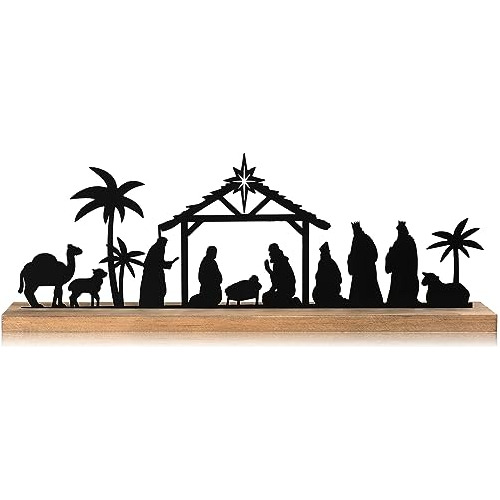 Conjunto De Natividad Decoración De Navidad Interiores...