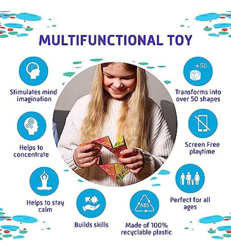 Cubendi Rompecabezas Geométrico Infinity Fidget Cube Para Y
